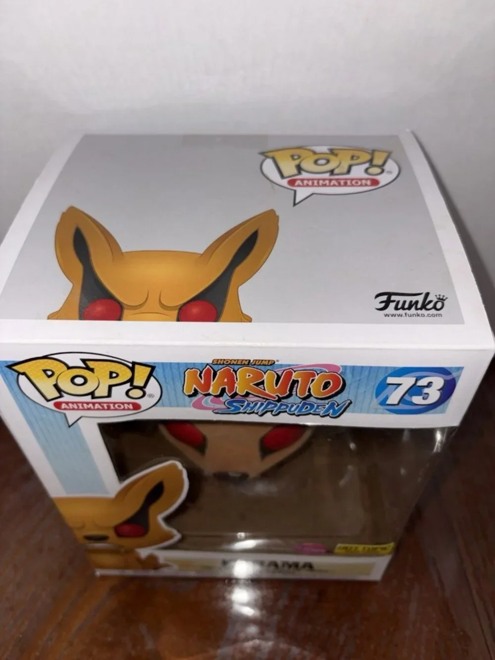Funko Pop! # 73 Naruto Shippuden Kurama Flocked Hot Topic Exclusive  6 “ New